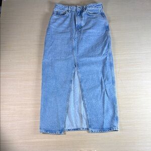 MNG‎ Women's Blue Denim Skirt Small